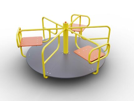 Карусель з сидіннями велика К001. Дитячі маданчики Happy Park
