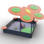 Пісочниця «Метелик» МР004. Дитячі маданчики Happy Park