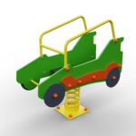 Гойдалка на пружині «Автомобіль» Р003. Дитячі маданчики Happy Park