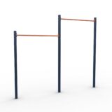 Турнік дворівневий підлітковий / дорослий S006. Дитячі маданчики Happy Park